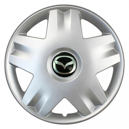 Автомобильные колпаки SKS 213 R14 с логотипом Mazda 4 шт. Серебристый