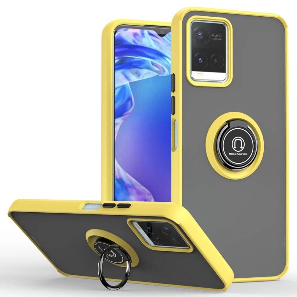 Защитный чехол MatteLuxe Vivo Y21 (с кольцом) Yellow (34099-0A)