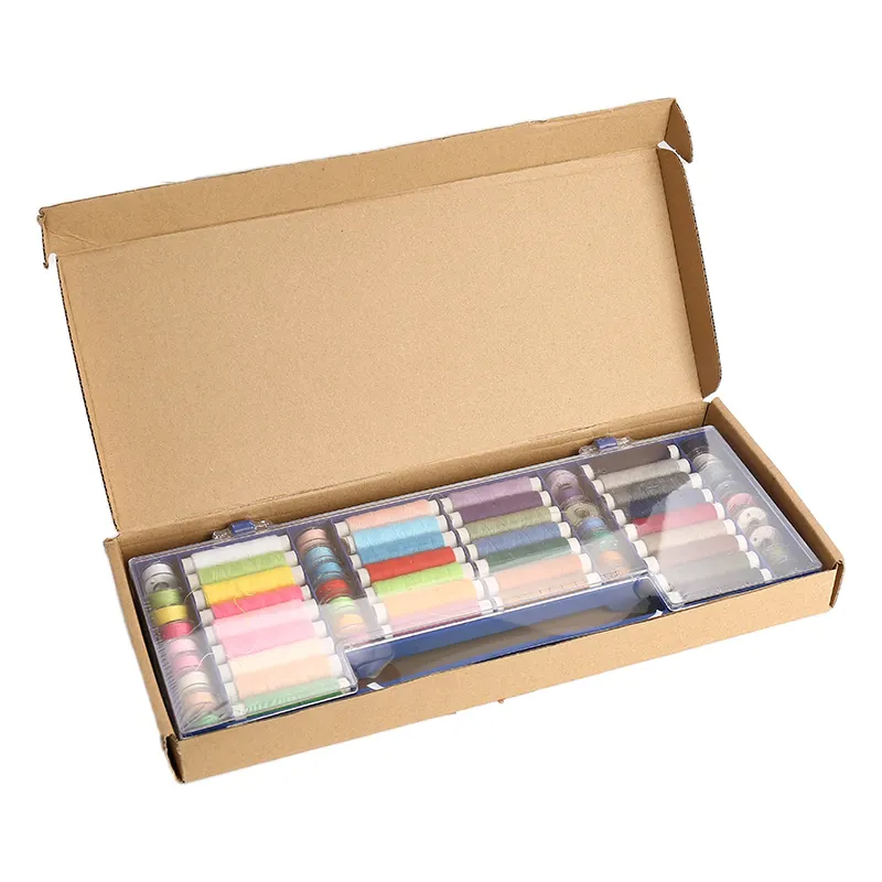 Набор ниток в пластиковом контейнере Разноцветный - фото 3