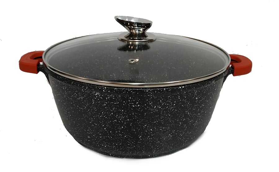 Кастрюля с крышкой Zurrichberg 6,5 л (ZBP-7095 Black)