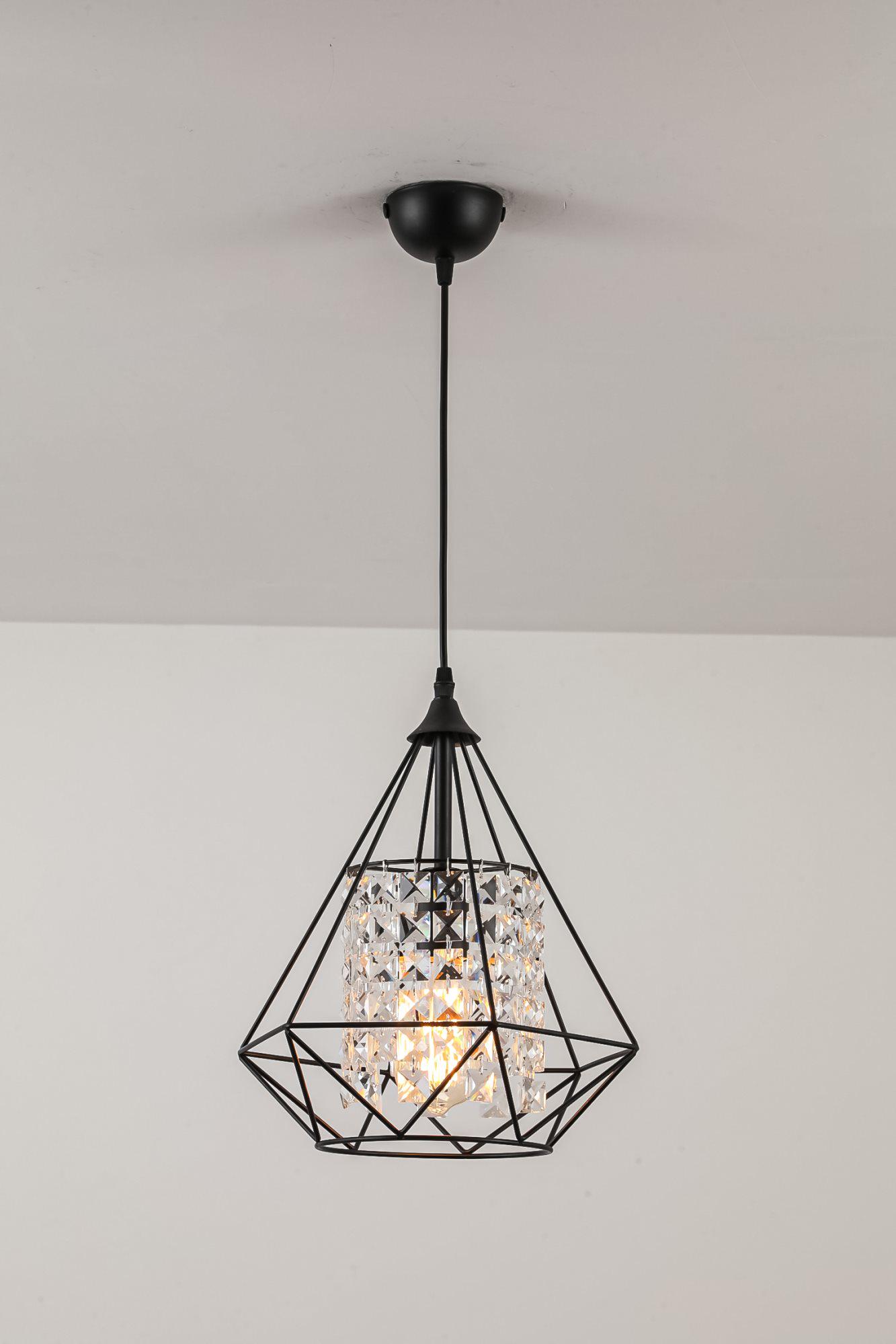 Светильник подвесной Valeso V GLD-20935/1-250 BK на 1 плафон