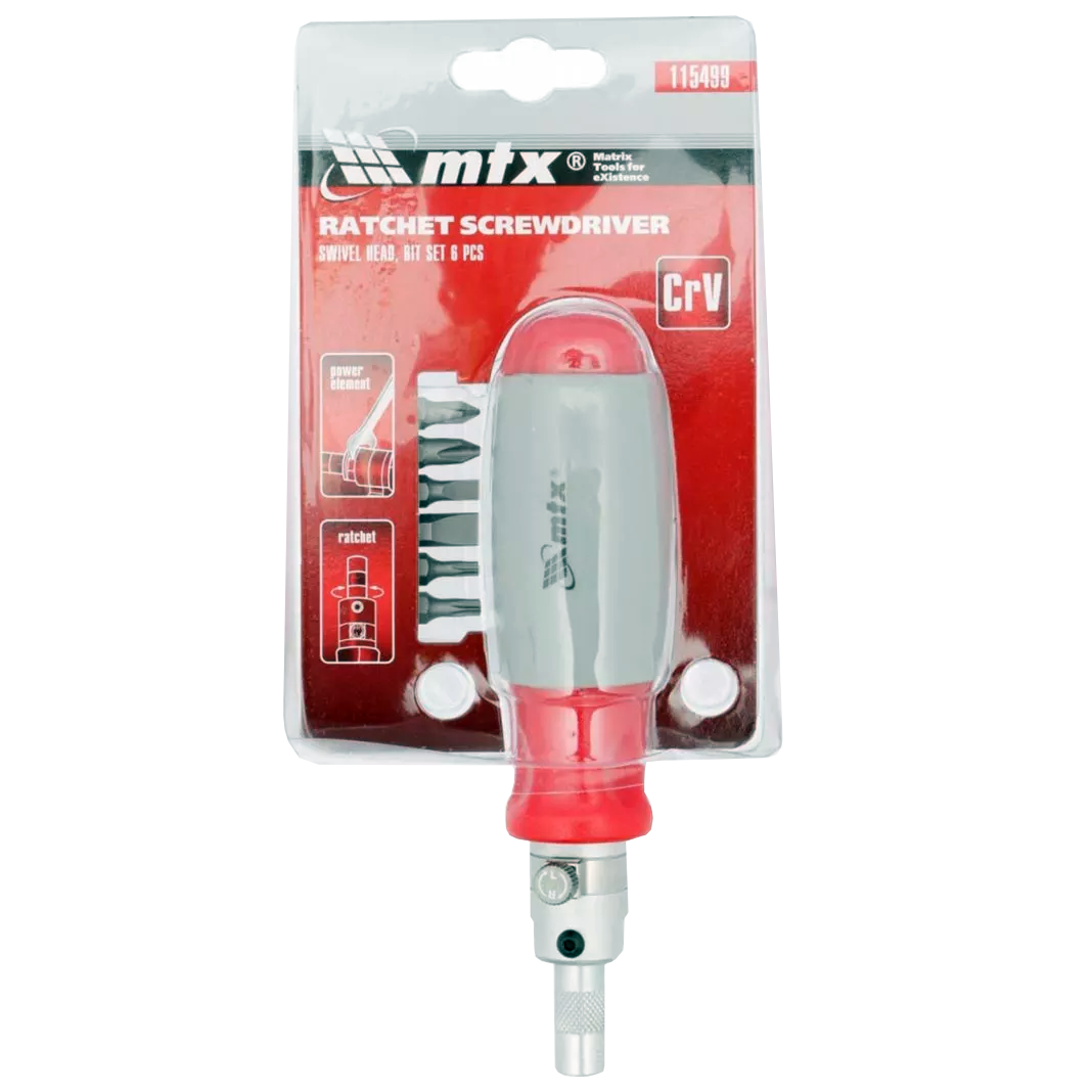 отвертка реверсивная с насадками МТХ 6 ед. (513521) - фото 2 отвертка реверсивная с насадками МТХ 6 ед. (513521) - фото 2
