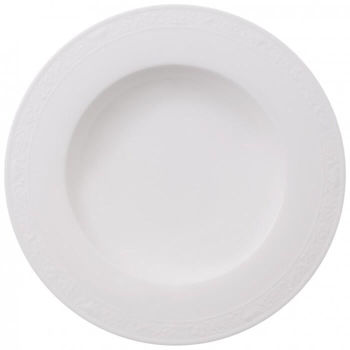 Тарілка для супу Villeroy&Boch Pearl 24 см White (2471297)
