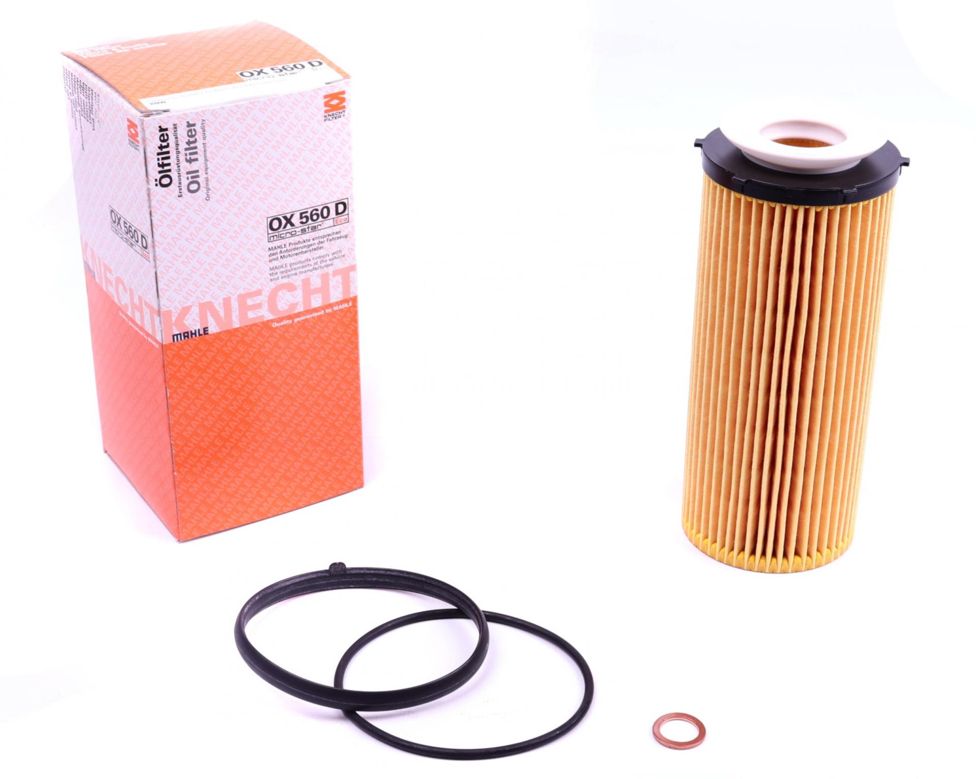 Фильтр масляный KNECHT для BMW 3 E90-E93 09- (OX 560D)