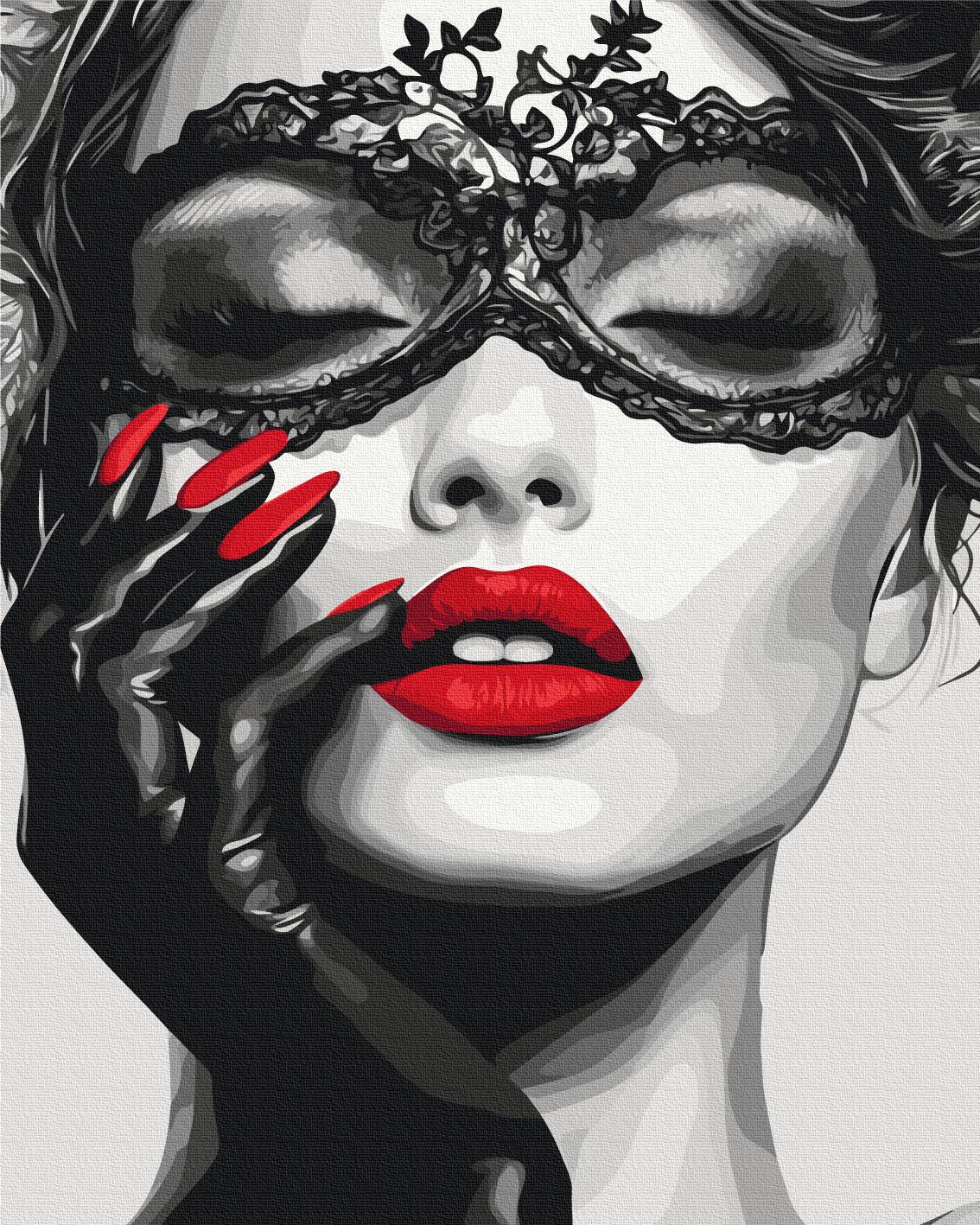 Картина за номерами Brushme Таємниці під маскою 40x50 см (BS54349) Картина за номерами Brushme Таємниці під маскою 40x50 см (BS54349)