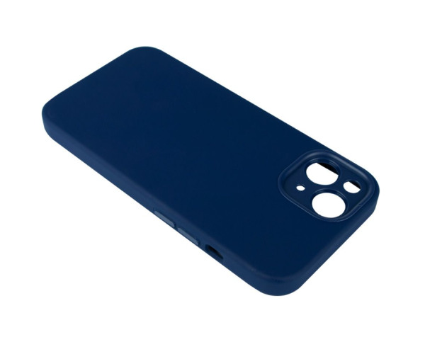 Чехол-накладка Baseus Liquid Silica Gel Case + Glass 0.22mm для Apple iPhone 14 Plus ARYT001803 blue