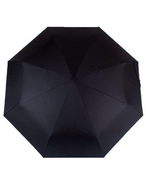 Парасолька Toprain напівавтомат чоловічий 8 спиць ручка напівгак Чорний (2009)