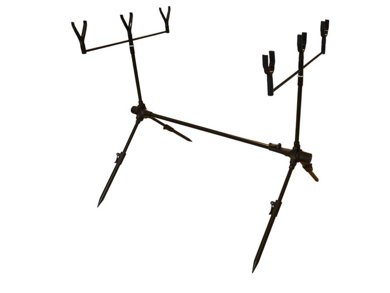 Род-под алюмінієвий Weida A-09-3 на 3 вудилища 6 рогатин (1431499746) - фото 4