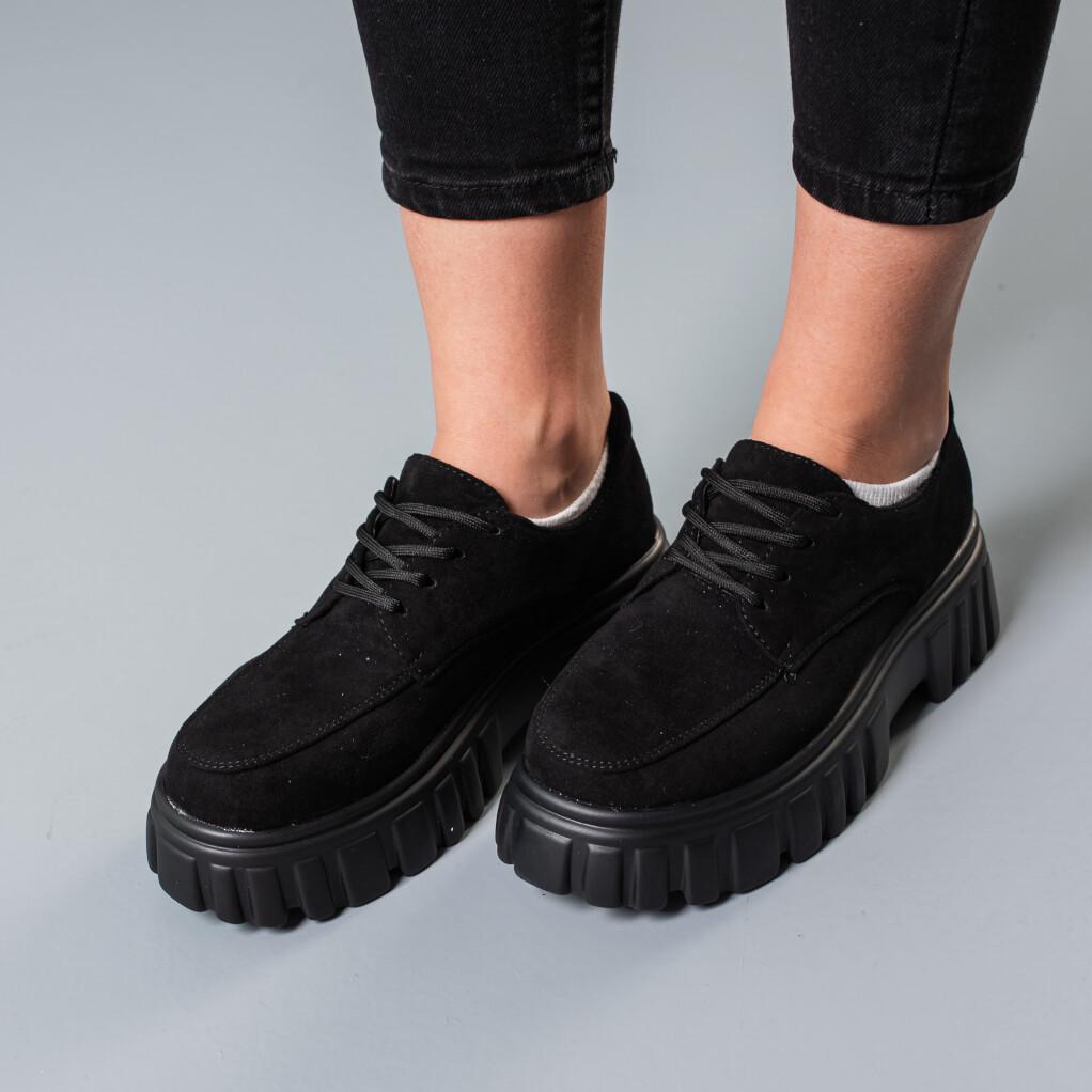 Броги женские Fashion р. 36 23,5 см Черный (3772)