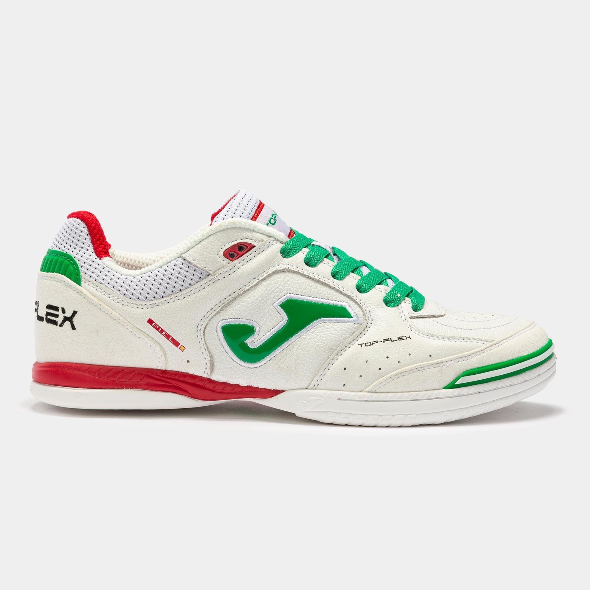 Футзалки Joma TOPS2202IN Top Flex 2202 р. 44 White/Green Indoor