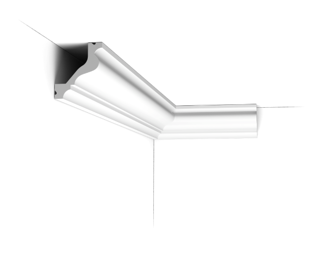 Карниз полиуретановый жесткий Orac Decor C200 65x57x2000 мм (28859793)