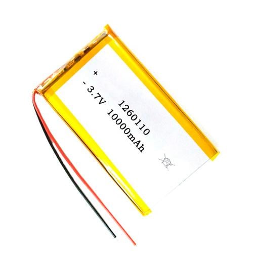 Аккумулятор 1260110 Li-pol 3.7В 10000 мАч для Powerbank планшетов GPS