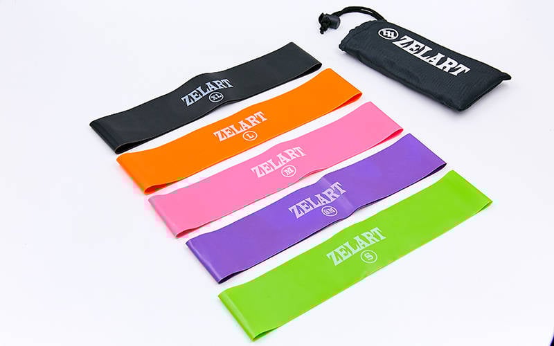 Набор лент сопротивления Loop Bands Zelart 500x50 мм 5 шт