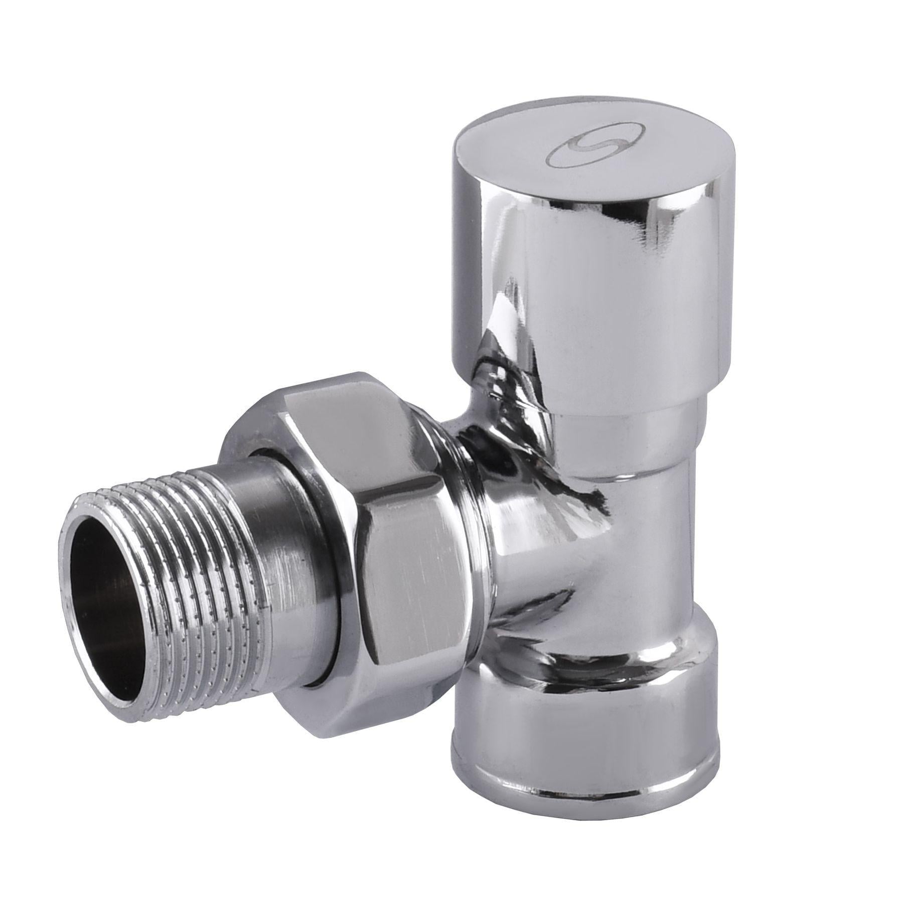 Кран вентильний кутовий з американкою Solomon 3/4″ 1845 Chrome (000002162)