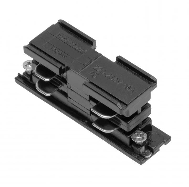 Соединитель электрический для шинопровода 3-фазового GTV X-RAIL 68x21 мм Черный (00000035377)