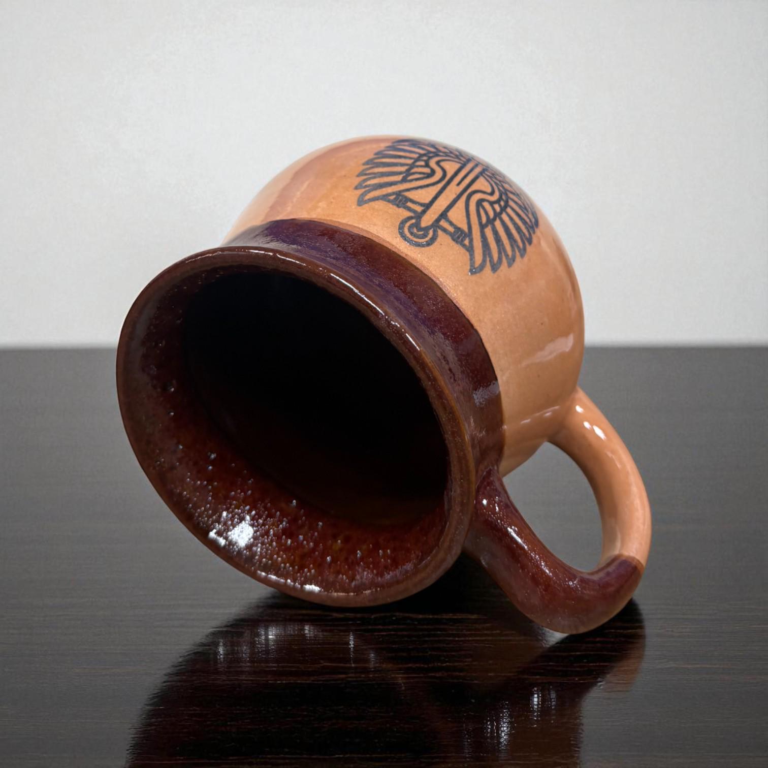 Чашка Морская пехота ручная работа 450 мл Красный (28926824) - фото 3