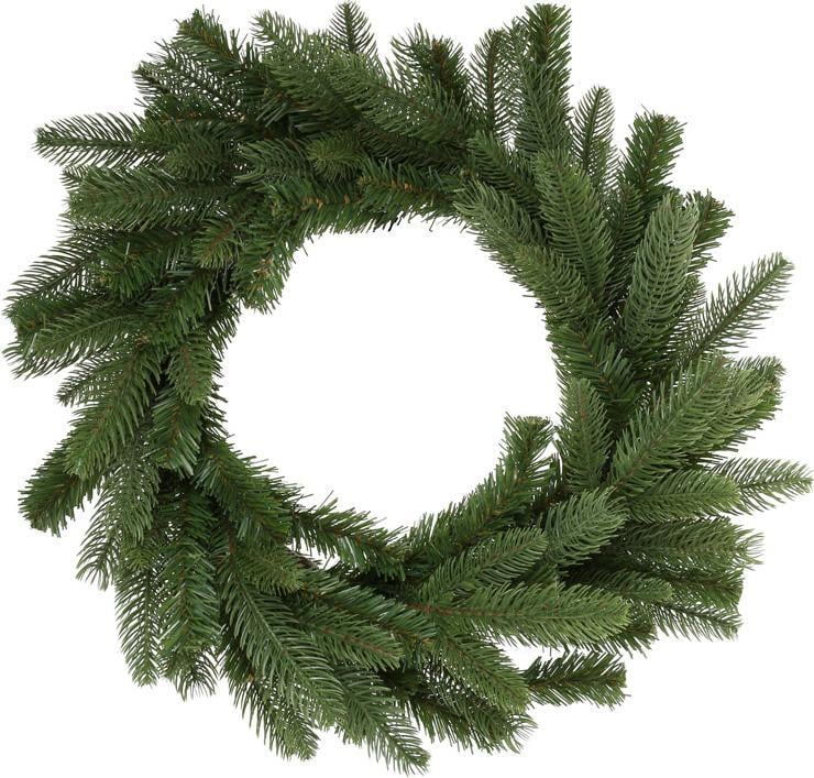 Венок новогодний Санта искусственная хвоя 45 см