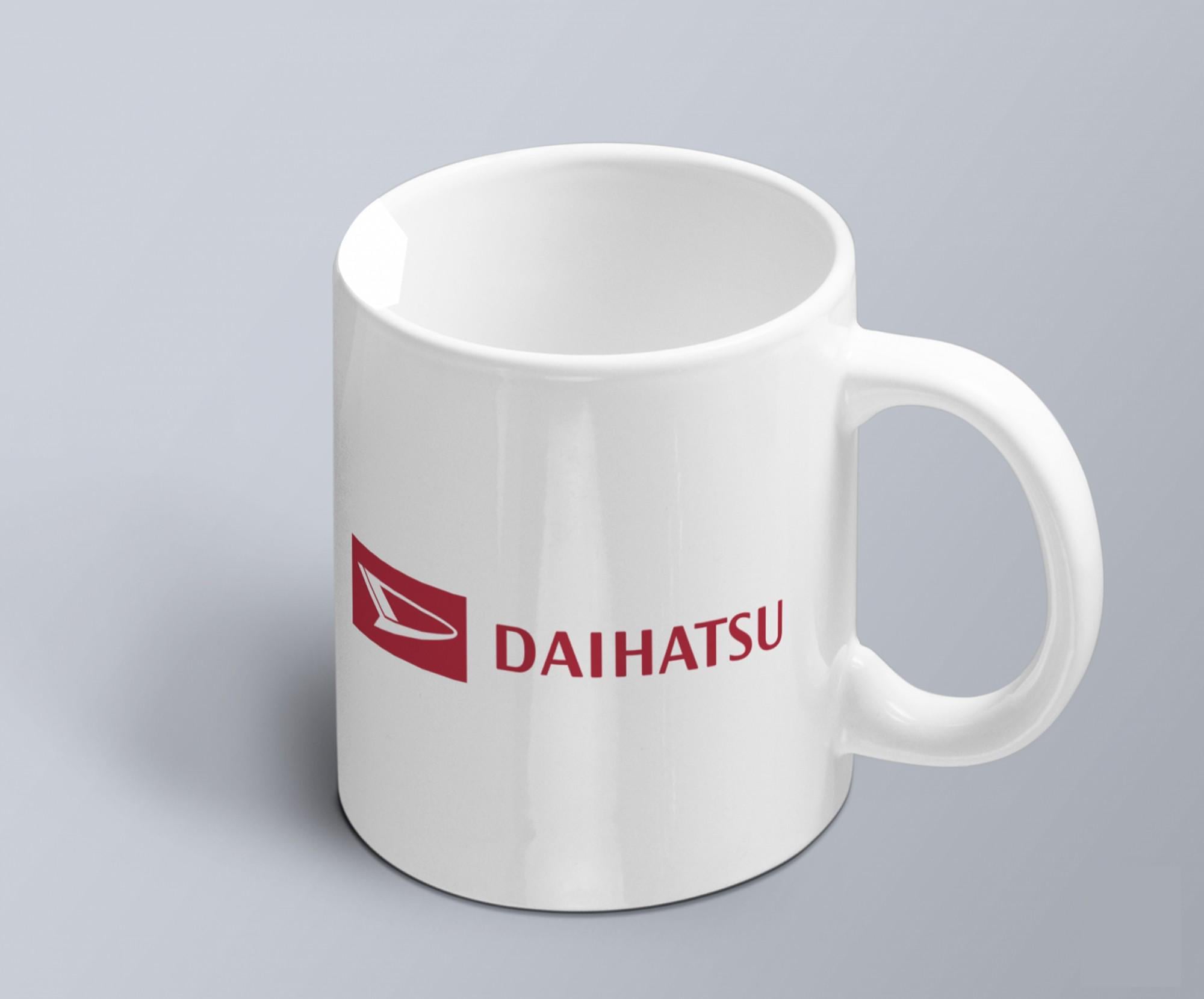 Чашка с принтом авто логотип Daihatsu (02010102034)