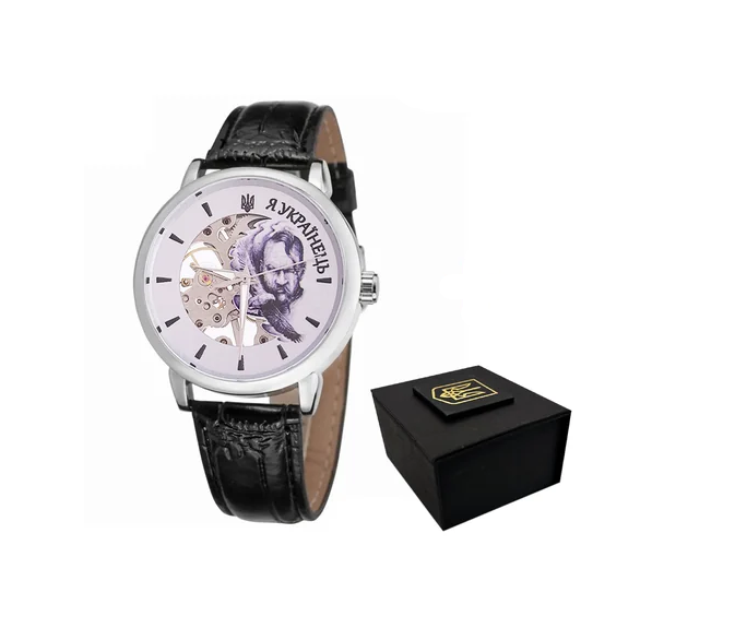 Наручные часы Patriot 022 Silver/Black Automatics Я Украинец