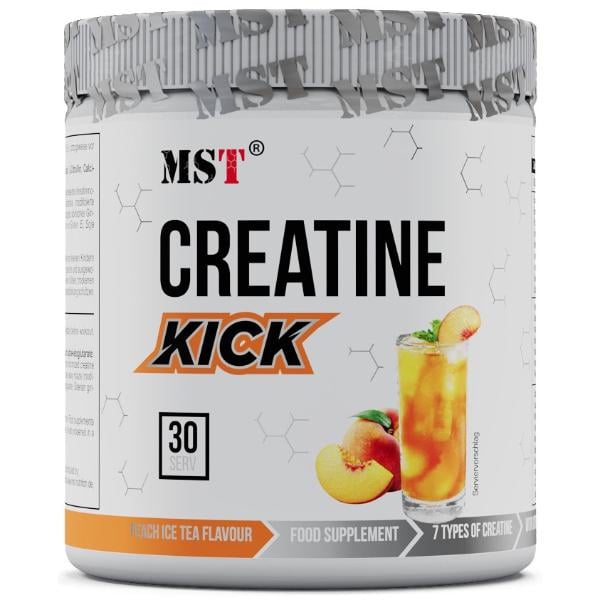 Комплекс креатин MST Nutrition Creatine Kick 300 г 30 порцій Peach Ice Tea (000023666)
