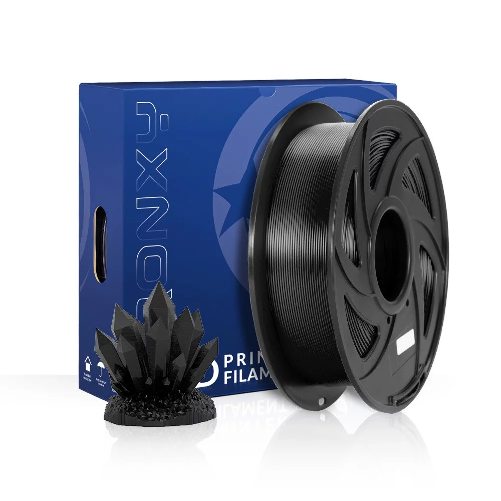 Пластик для 3D друку TRONXY PETg зносостійкий 1 кг/1,75 мм 200°C-220°C Black