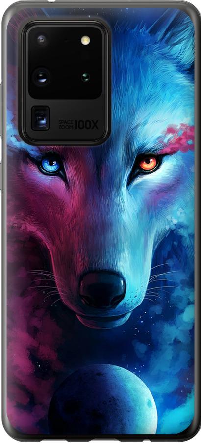 Чохол на Samsung Galaxy S20 Ultra Арт-вовк (3999u-1831-42517)