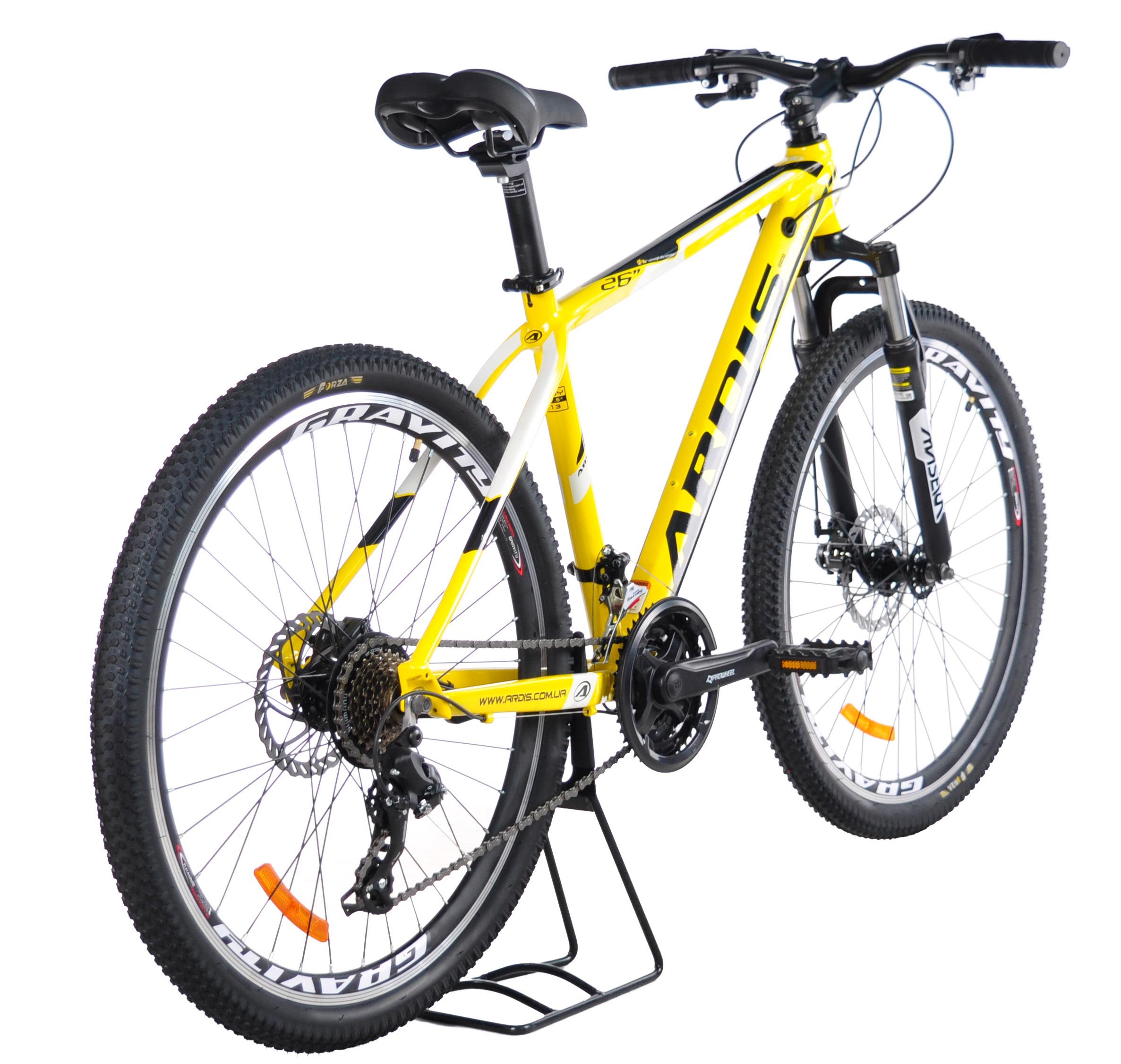 Велосипед 26" Ardis Extreme Eco МТВ AL 17,5" Желтый - фото 3
