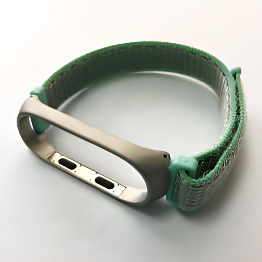 Ремінець для фітнес браслета Xiaomi Mi Band 3 4 Nylon Sport Green