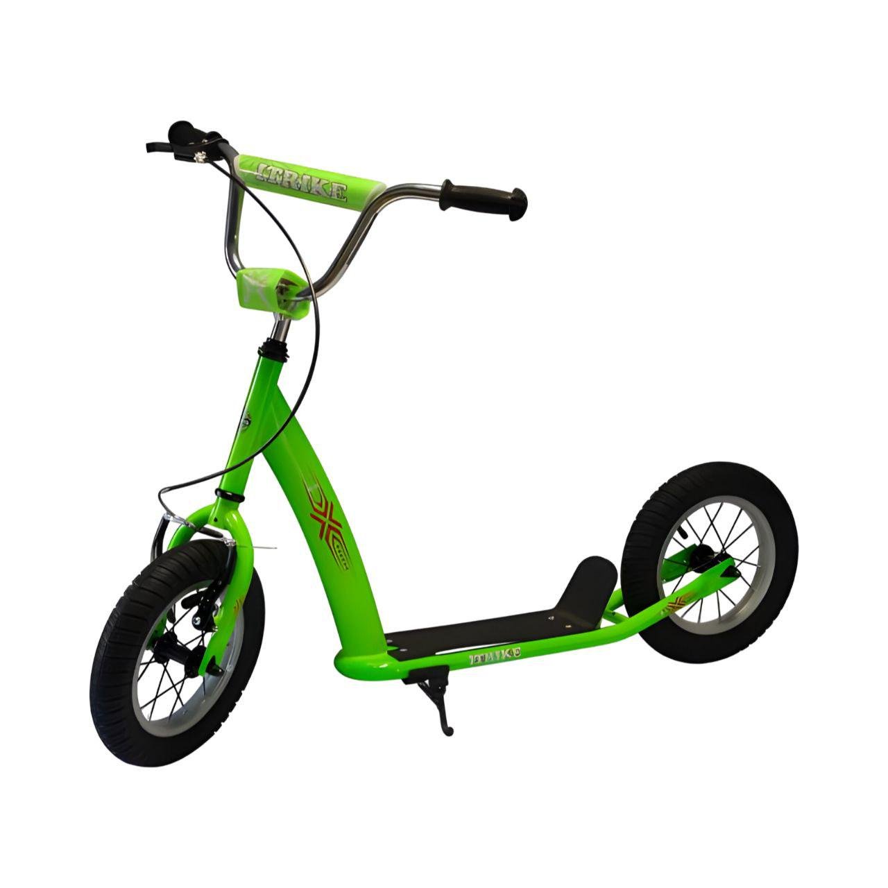 Самокат SR 2-047-GR подростковый ручной тормоз/подножка 30x11 см Зеленый (25877314) - фото 1 Самокат SR 2-047-GR подростковый ручной тормоз/подножка 30x11 см Зеленый (25877314) - фото 1