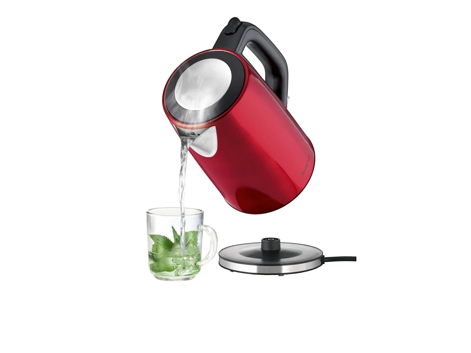 Електричний чайник Silver Crest SWKE 3100 F1 1,7 л 3100 Вт з нержавіючої сталі Червоний (29596780) - фото 3 Електричний чайник Silver Crest SWKE 3100 F1 1,7 л 3100 Вт з нержавіючої сталі Червоний (29596780) - фото 3