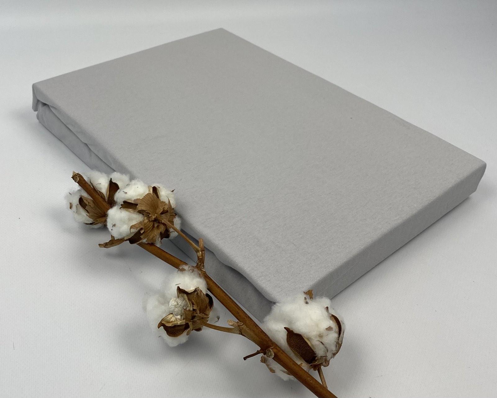 Простынь на резинке Le Vele Stretch 140-160x200 см Light Grey (CN20487)