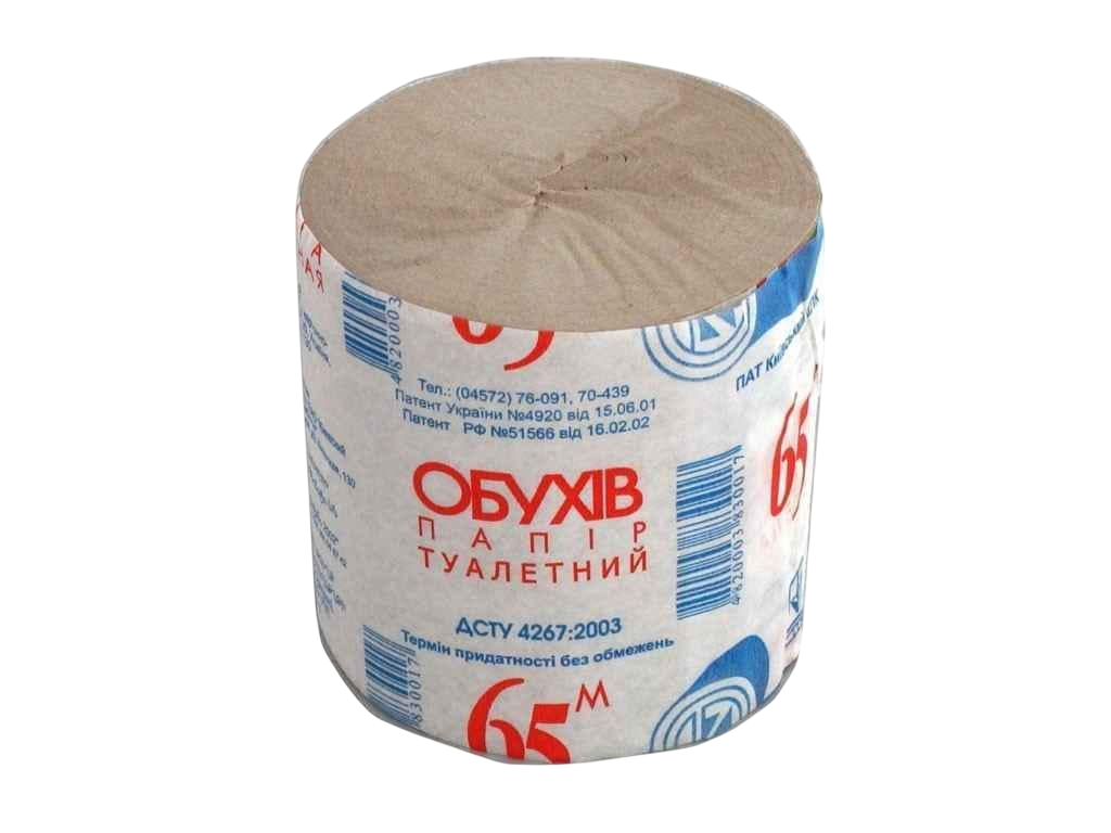 Туалетная бумага Обухов 48 шт. 65 м (49018) Туалетная бумага Обухов 48 шт. 65 м (49018)