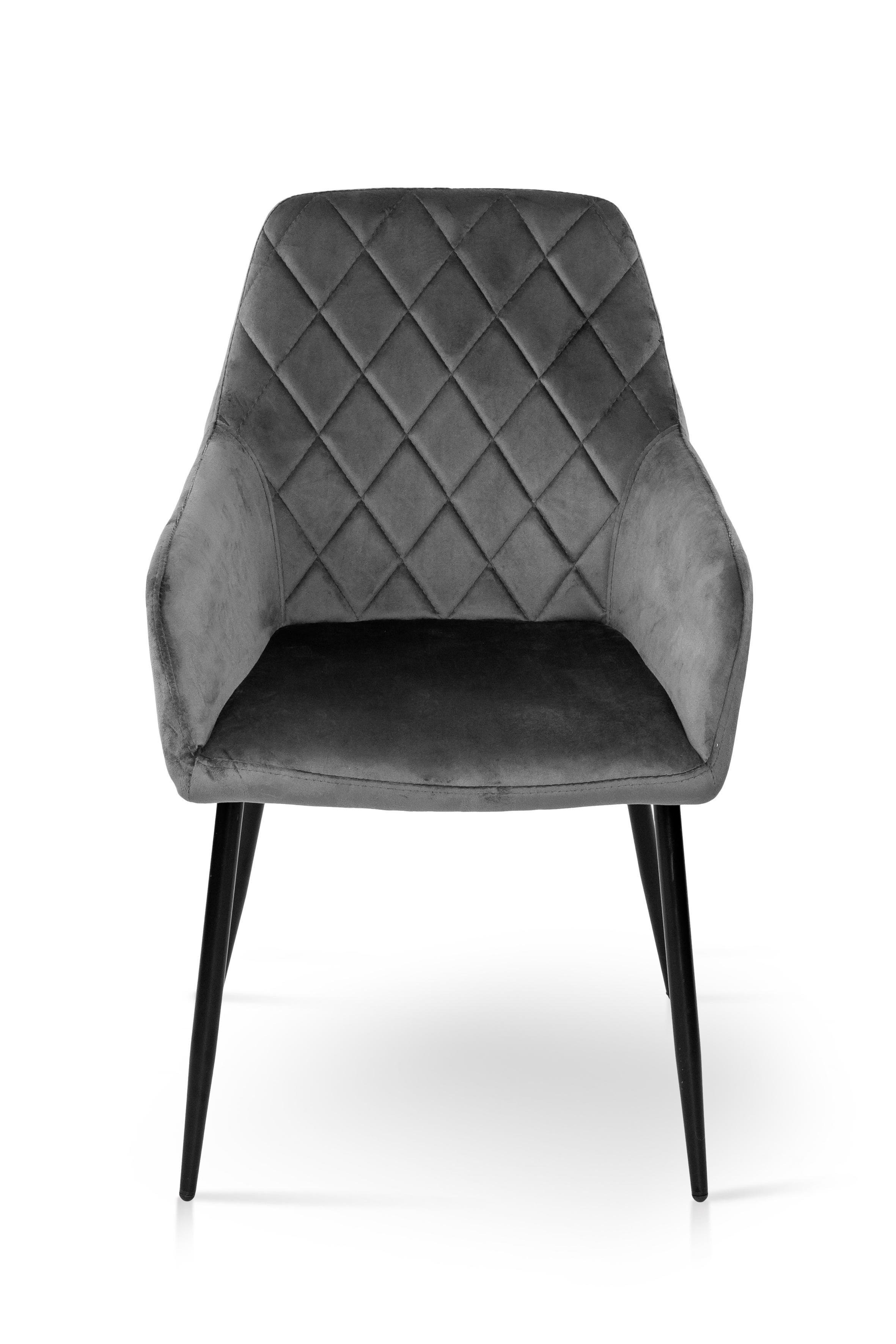 Стілець для кухні та вітальні ГРЕЙС Томас 530х890х570 мм Чорний/Сірий (GAА0057182) - фото 1 Стілець для кухні та вітальні ГРЕЙС Томас 530х890х570 мм Чорний/Сірий (GAА0057182) - фото 1