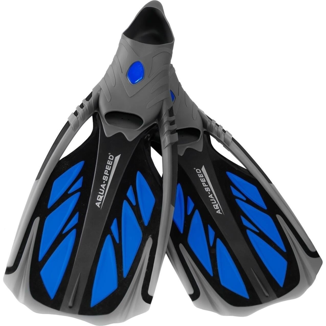 Ласты Aqua Speed INOX р. 40-41 Сине-серо-черный (553-11)