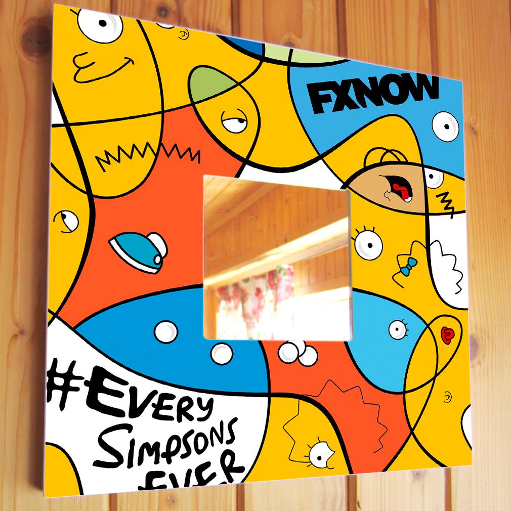 Зеркало декоративное "The Simpsons" 260х260 мм (M00883)