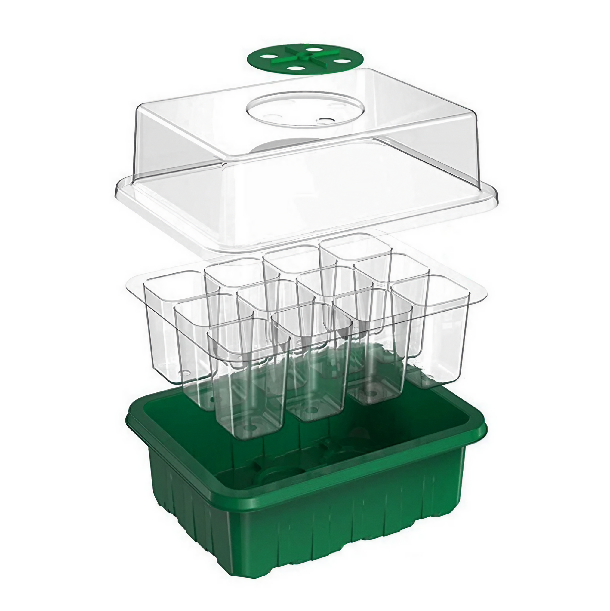 Лоток для рассады пластиковый на 12 растений (25164533)