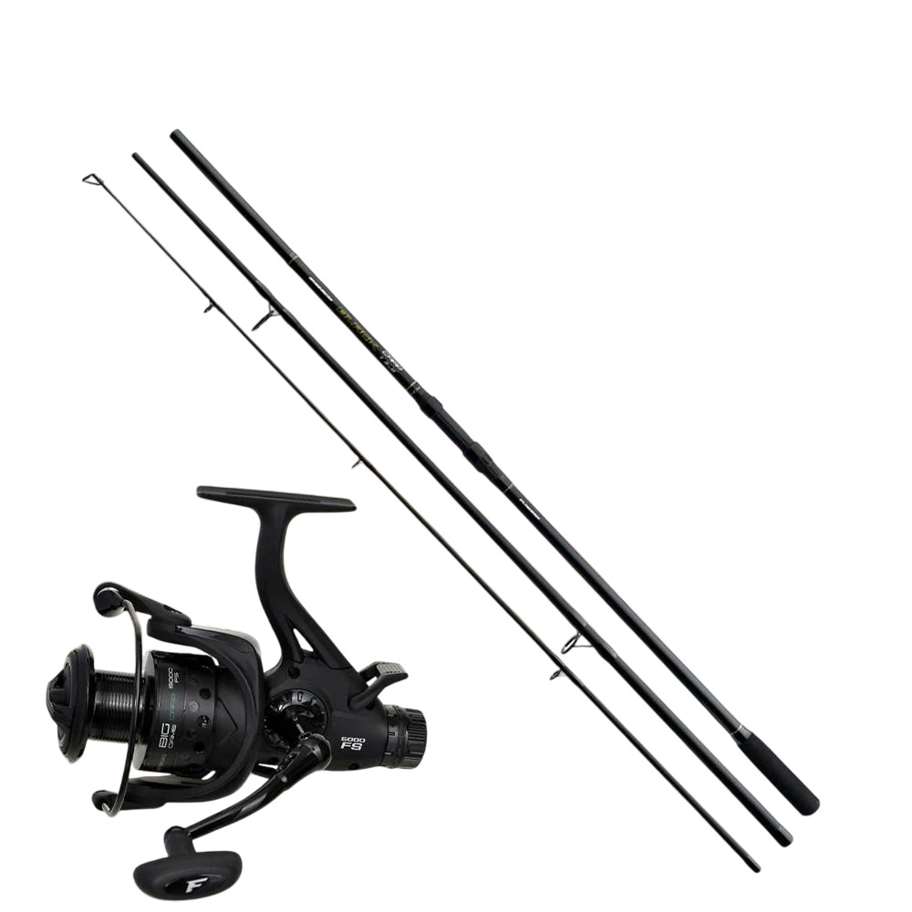 Набор карповое удилище Flagman Magnum Black Carp NGM 3,6 м 3.25lb FLMBC360 и катушка Flagman Sensor Big Game Carp 5000 FS
