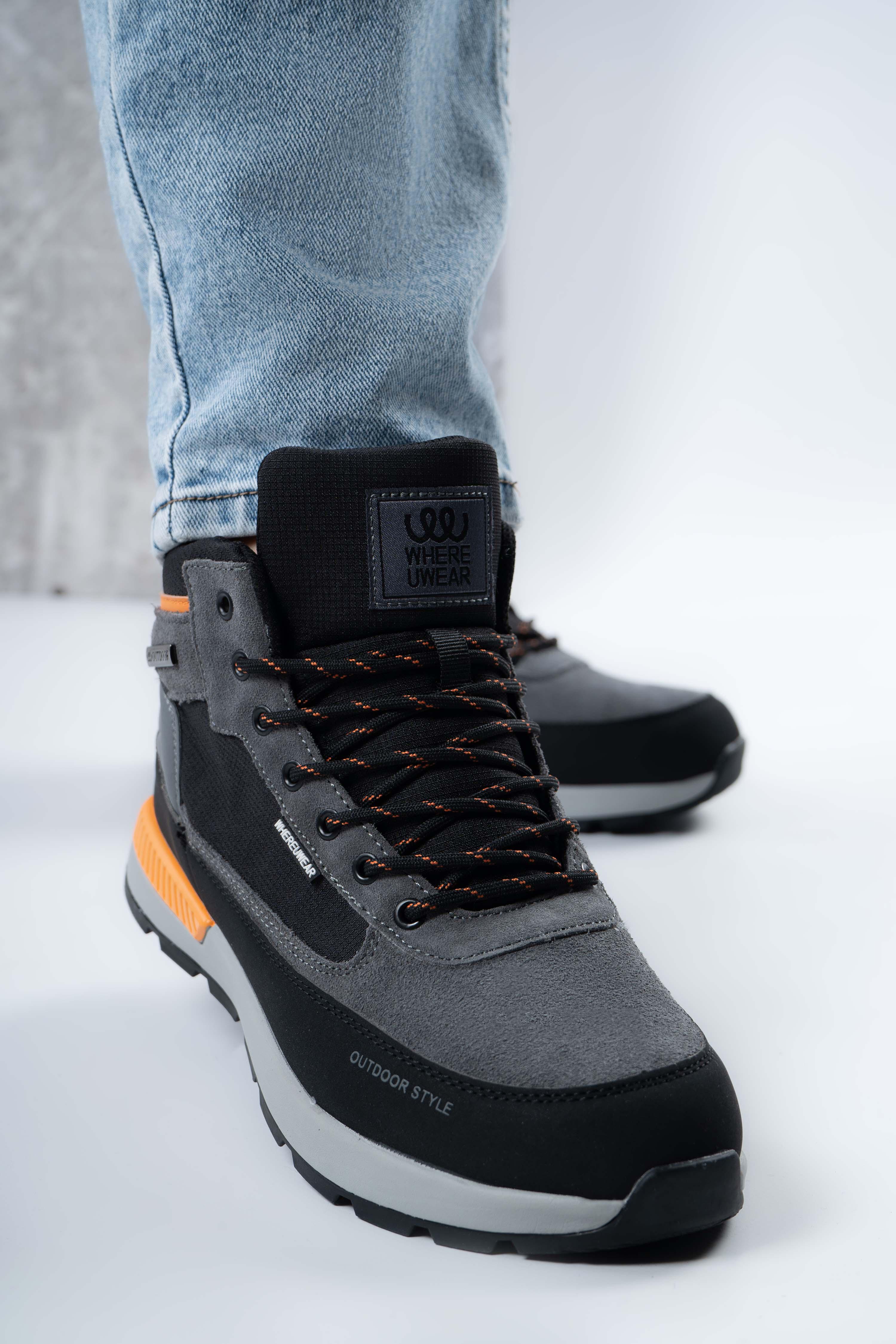 Ботинки мужские Where Uweare WUW1911-GREY р. 42 Серый (346781_42)