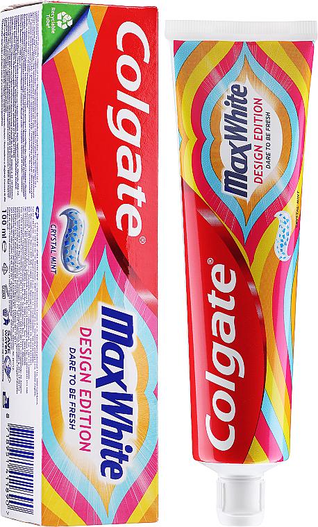 Зубна паста Colgate Max White Design Edition Crystal Mint 100 мл (14269) - фото 2