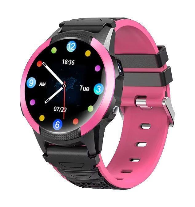Смарт-часы детские Lemfo A36 с GPS/4G/прослушиванием Розовый (36235081)