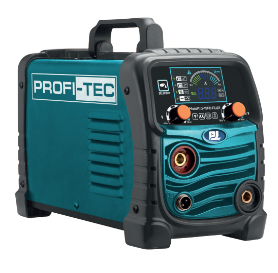 Сварочный полуавтомат PROFI-TEC MultiMIG-15FD FLUX до 120 А MIG/FLUX/MMA/LIFT TIG 220 В (PH01354)