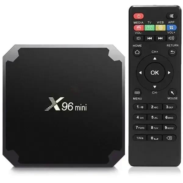 Смарт приставка ТВ Android Smart TV Box AmiBox X96 Mini 4GB 32GB (EL-X96 TV Box Mini Sm)