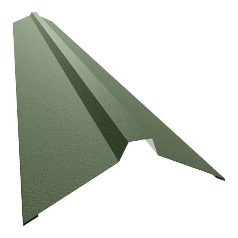 Конек на крышу AKM ПК-03 МАТ 0,45 мм 150x50x150 мм 410x2000 мм RAL 6020 Темно-зеленый (AKM-00430)