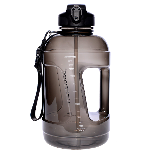 Спортивная бутылка для воды UZSPACE The King – Tritan 6065 2300 мл Черный (535372)