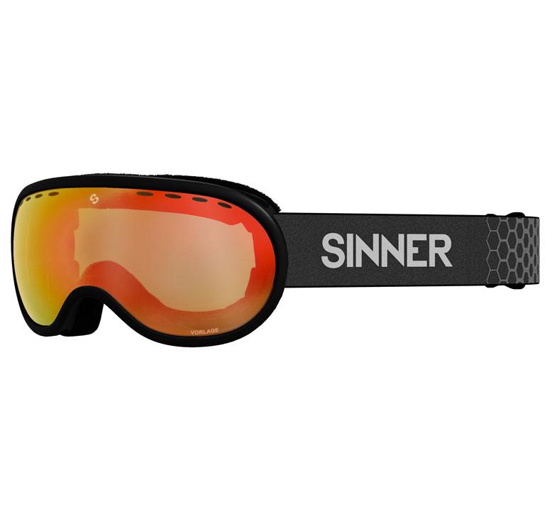 Маска гірськолижна Sinner Vorlage Medium Fit Cat.S3 Matte Black (SIGO-175-10C-18)