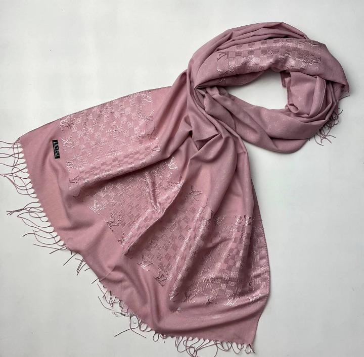 Шарф женский Louis Vuitton Пудровый (ШарфВоск20)