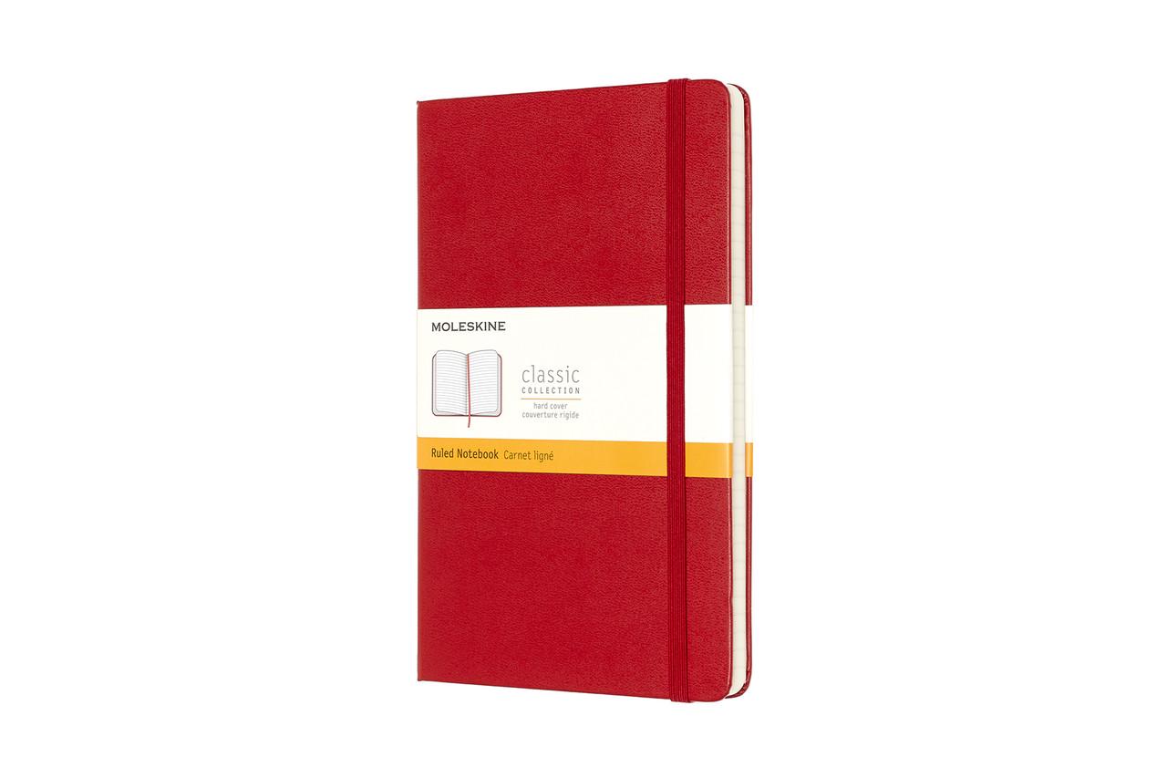 Блокнот Moleskine Classic средний 13х21 см 240 страниц в линейку Красный (9788862930048)