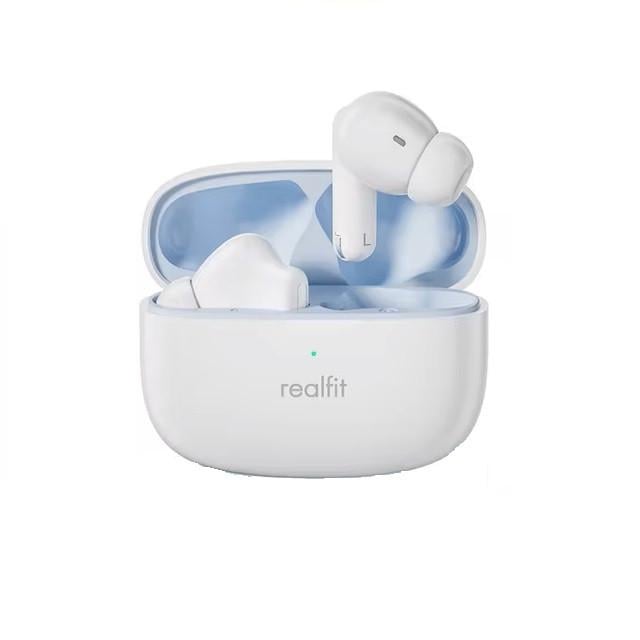 Наушник Bluetooth-наушники Realfit с активным шумопоглощением Белый (F3) Наушник Bluetooth-наушники Realfit с активным шумопоглощением Белый (F3)