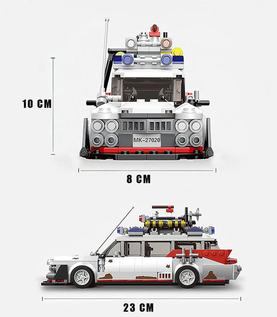 Конструктор машинка Ghostbusters авто мисливців за привидами технік на 603 деталі - фото 6 Конструктор машинка Ghostbusters авто мисливців за привидами технік на 603 деталі - фото 6