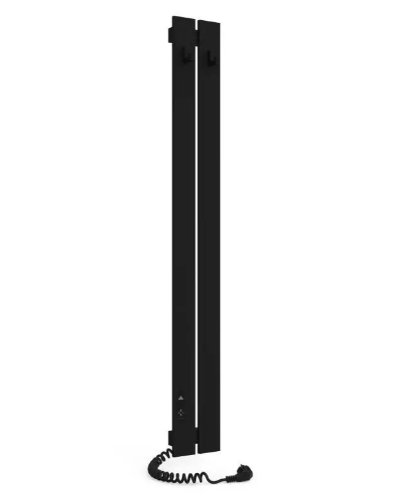 Полотенцесушитель Laris Зебра Бостон ЧФ Ч 2 1500 подключение слева Черный (73207957)